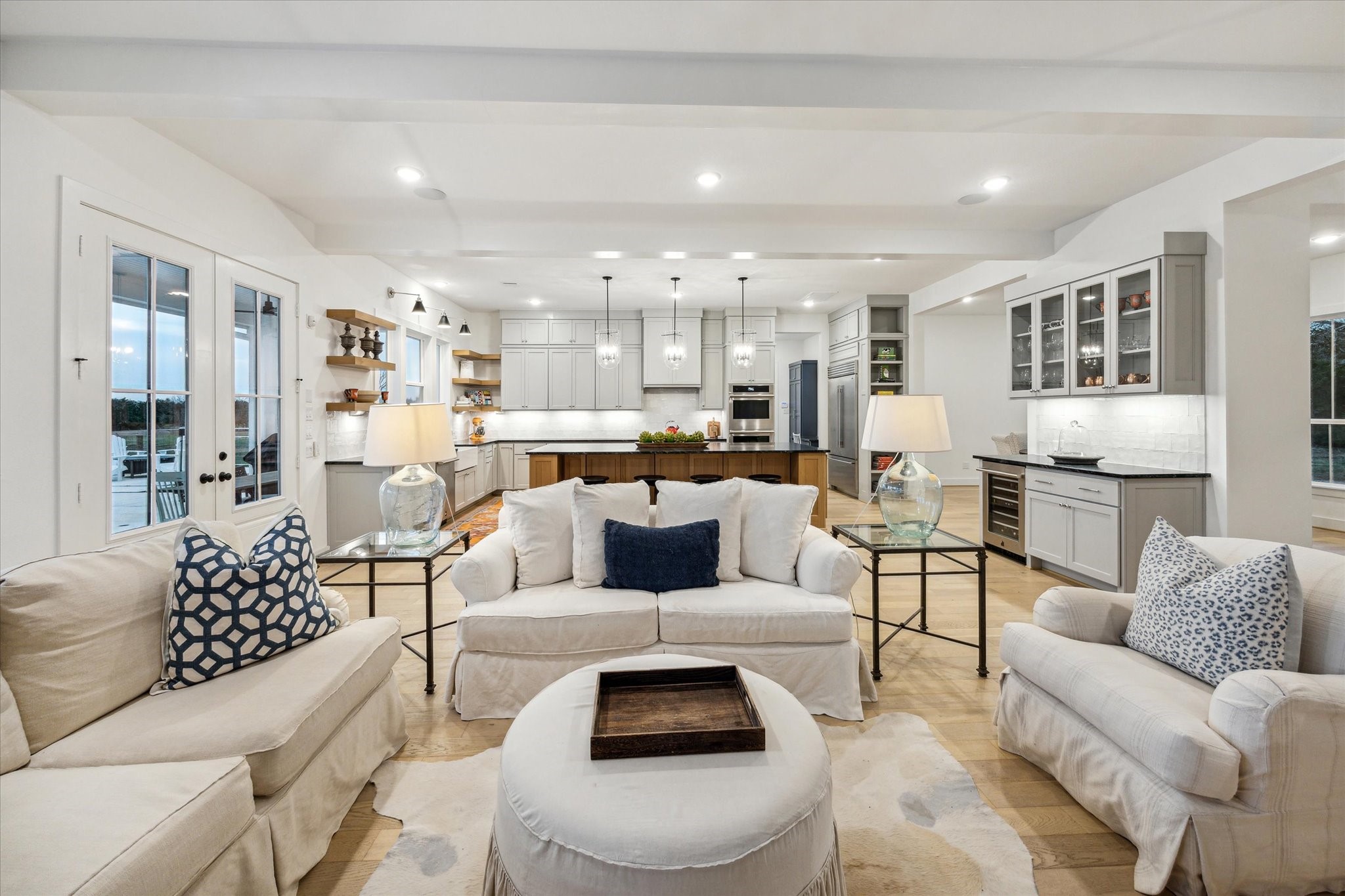 13167 Fm 389 Road Burton, TX 77835 - Photo 15 of 49 a living room with furniture and view of kitchen