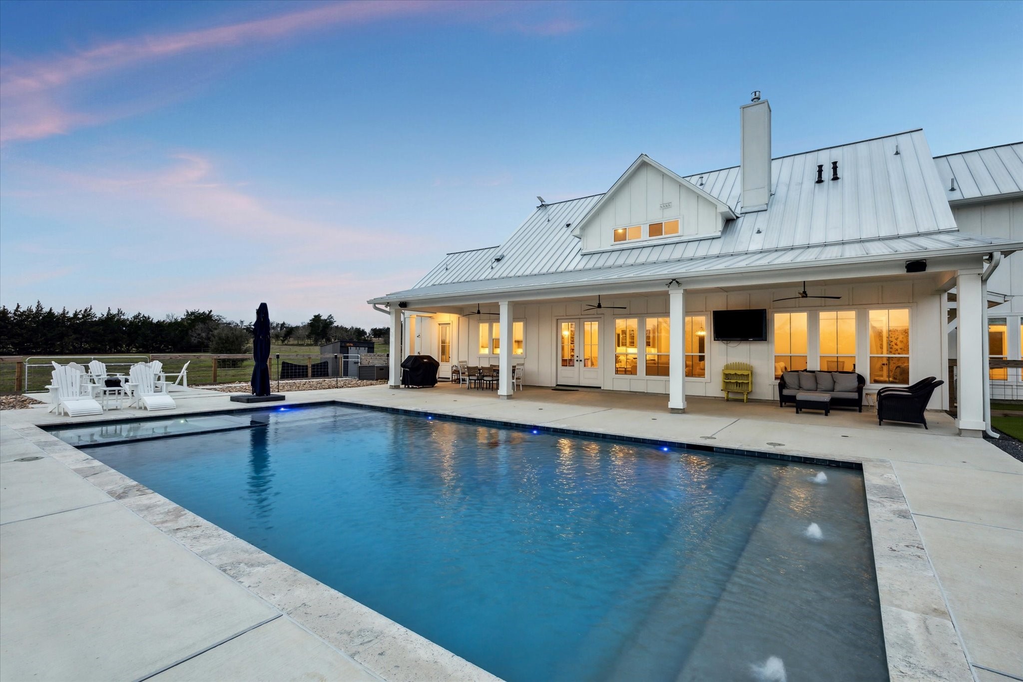 13167 Fm 389 Road Burton, TX 77835 - Photo 23 of 49 a view of swimming pool with seating space