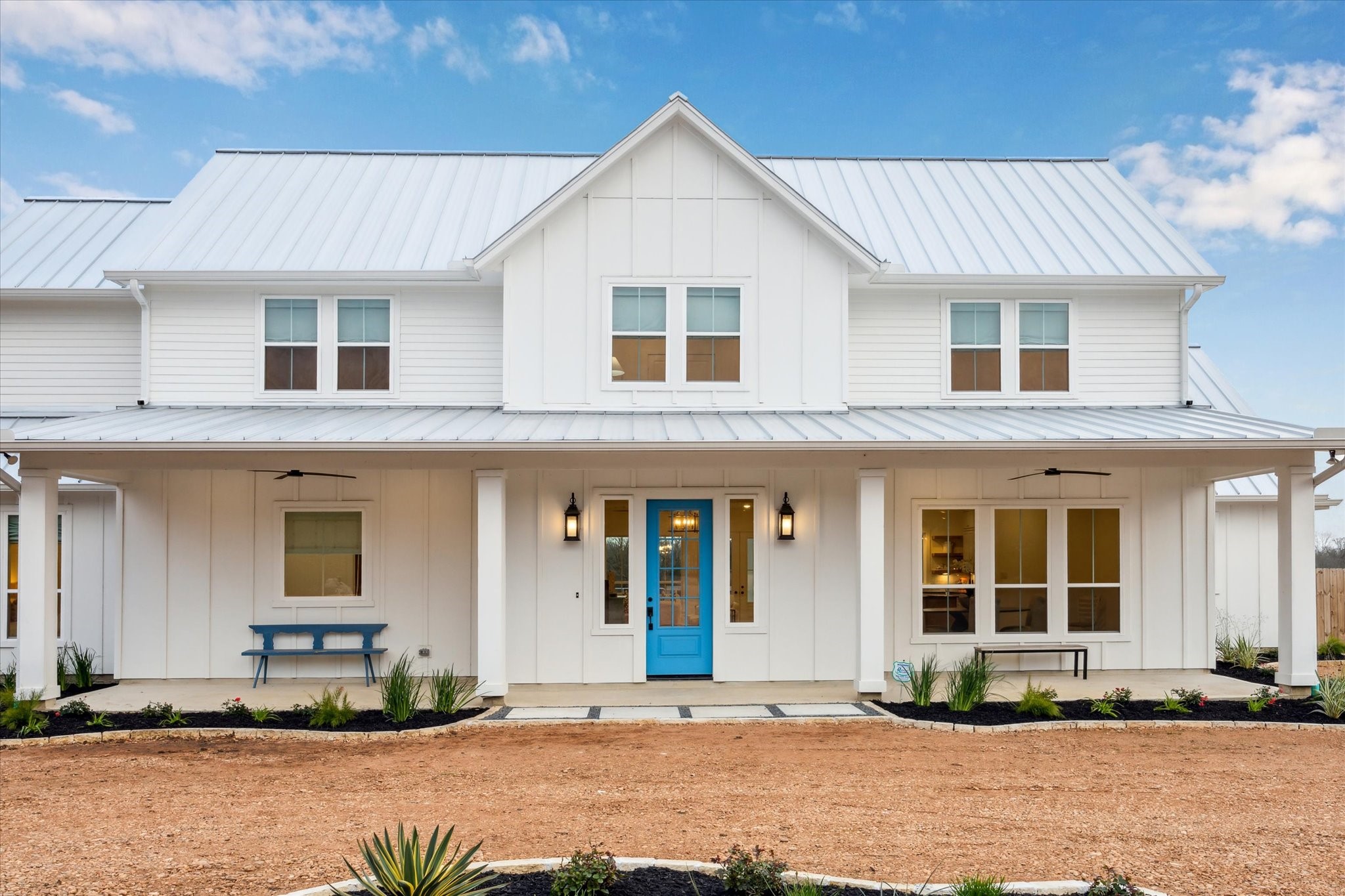 13167 Fm 389 Road Burton, TX 77835 - Photo 3 of 49 a front view of a house with garden