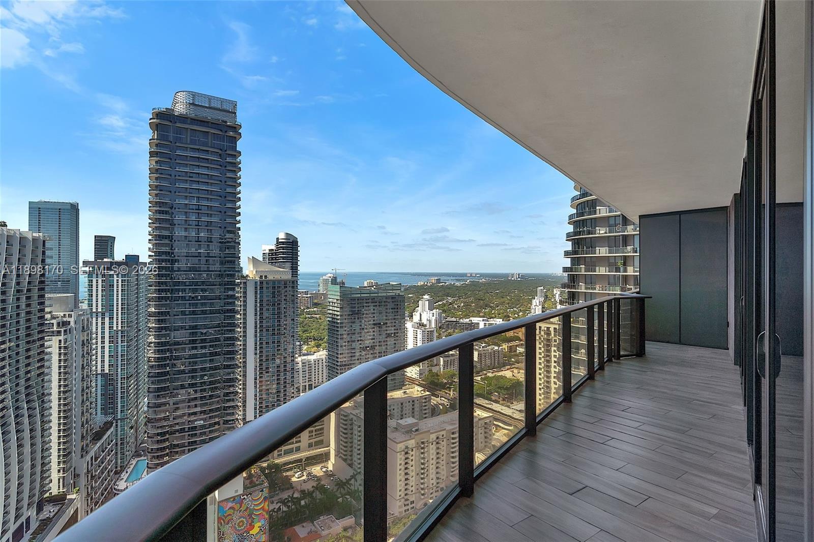 801 South Miami Avenue, Unit 4404 Miami, FL 33131 - Photo 11 of 37 a view of balcony with city view