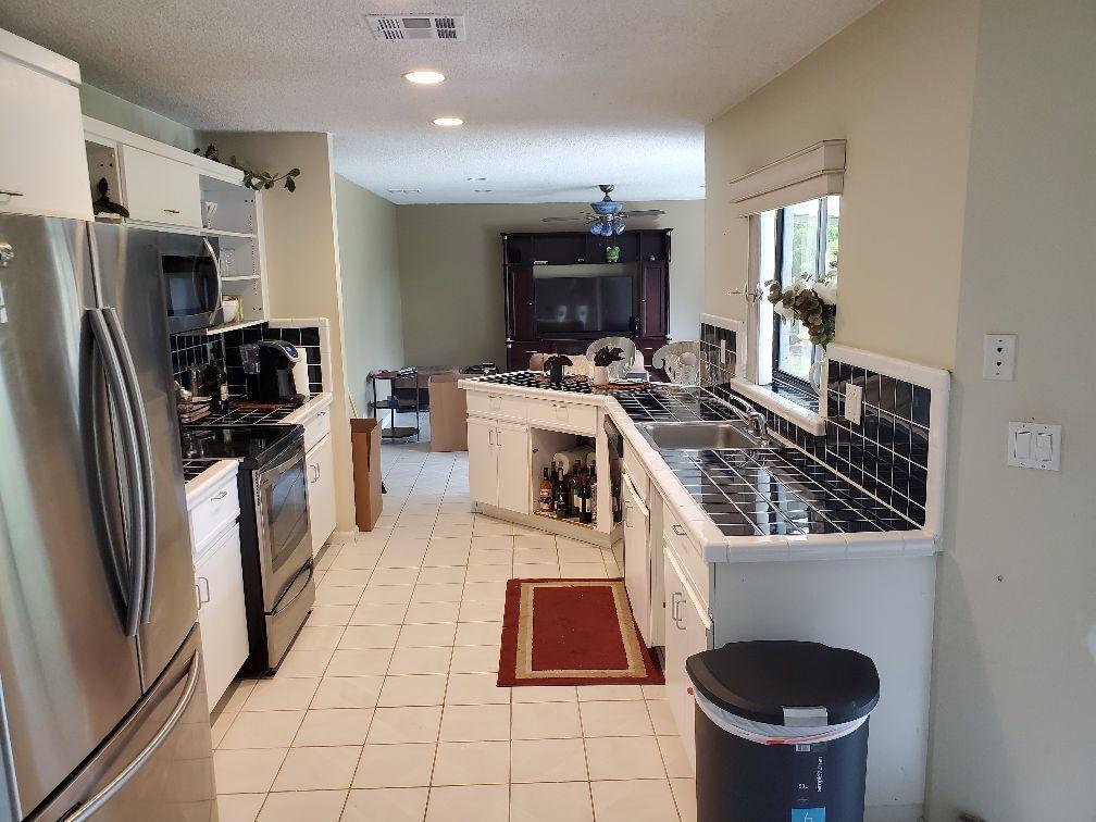 Kitchen Opens to Family Room