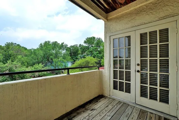 a view of balcony