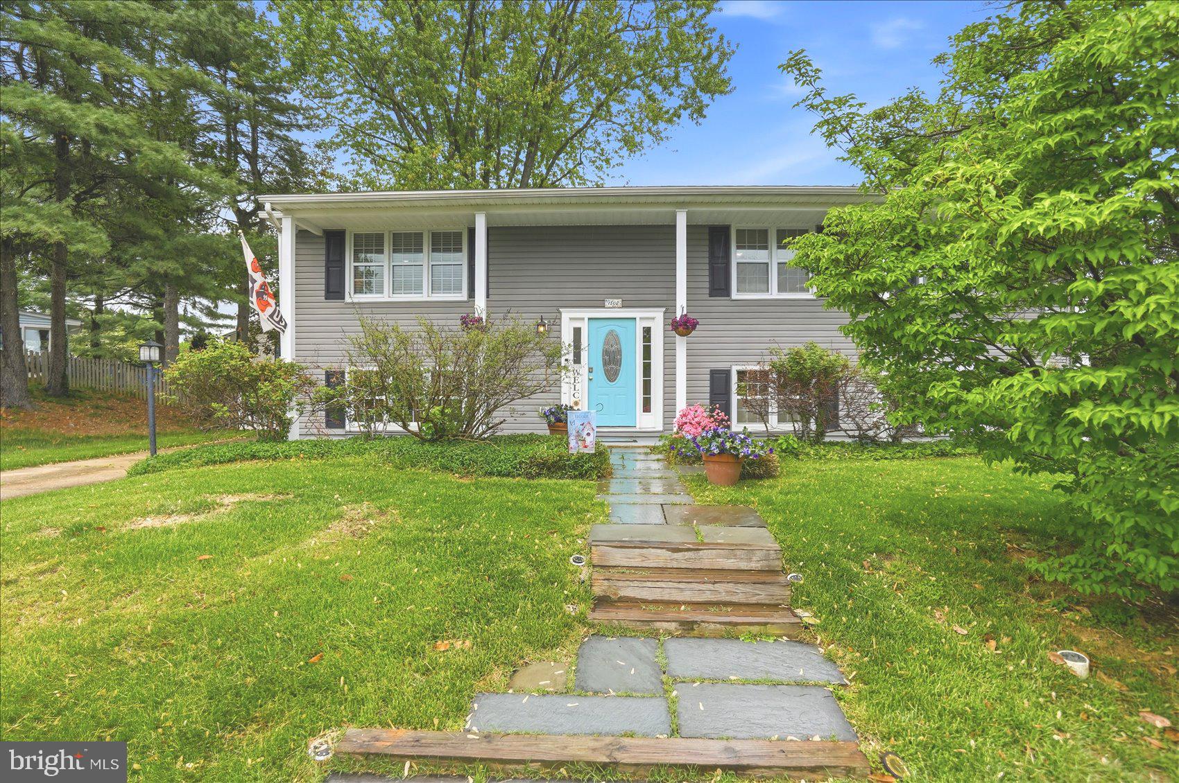1802 Leadburn Road Towson, MD 21204 - Photo 1 of 1 a front view of house with yard and green space