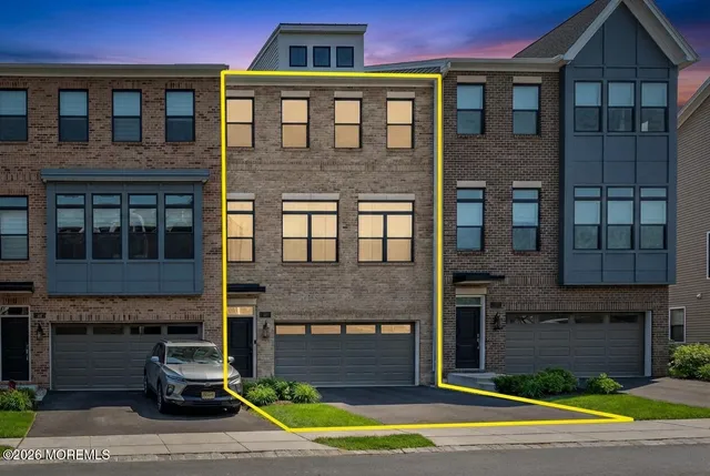 a view of pool with brick walls