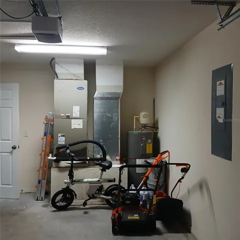 a view of a car parked in front of a house