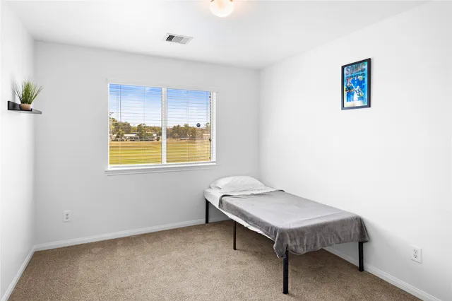 a living room with a window