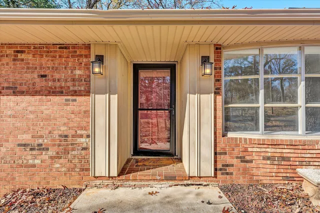 a view of front door