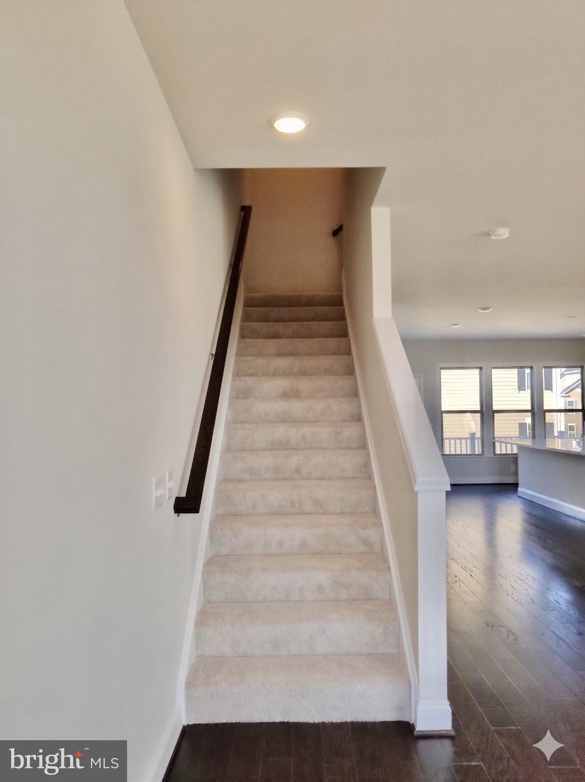 17109 Branched Oak Road Dumfries, VA 22026 - Photo 10 of 24 Inviting staircase to upper living space.