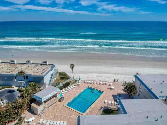 a view of city from balcony