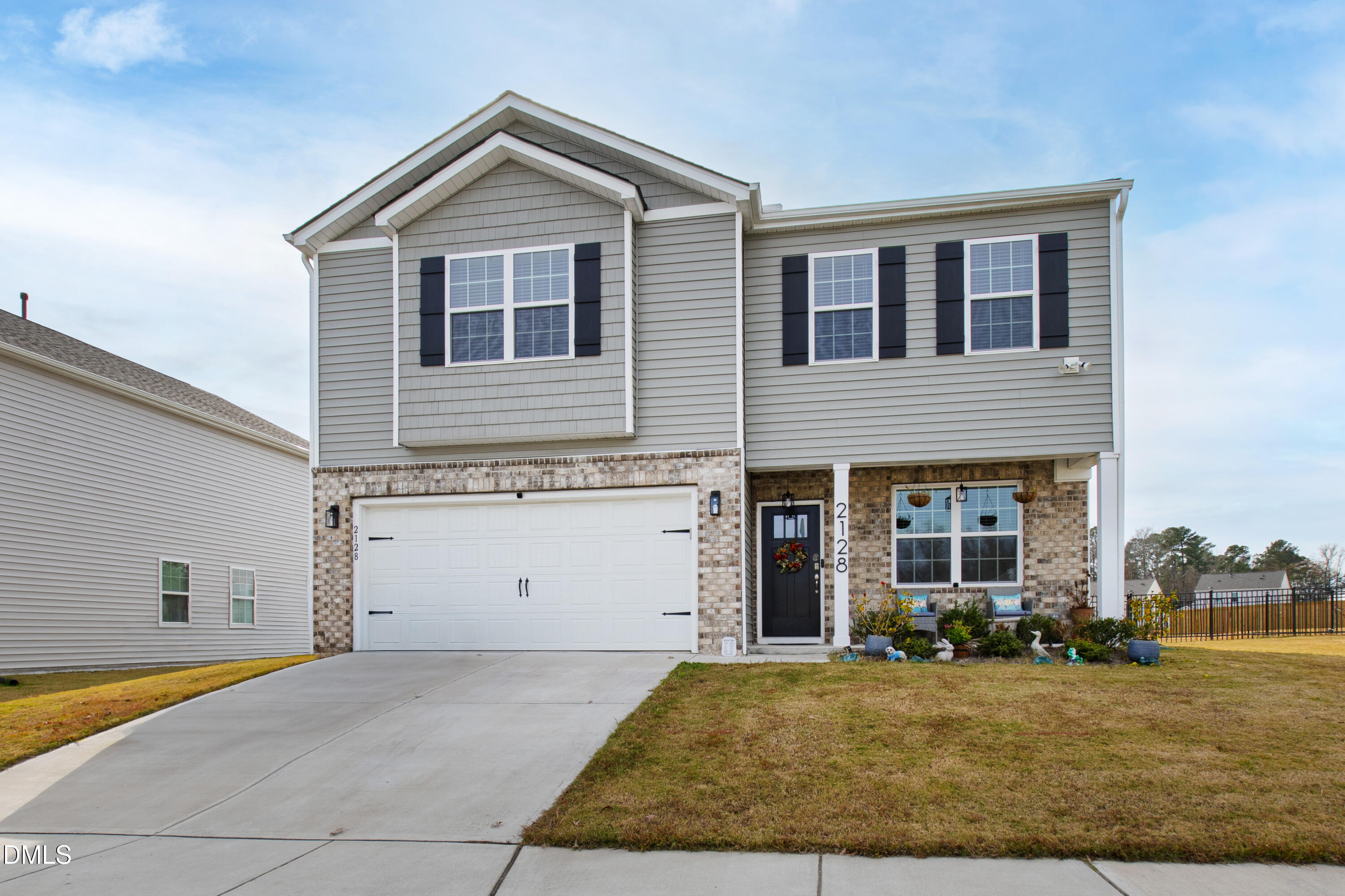 2128 Fletchers Ridge Drive Durham, NC 27703 - Photo 2 of 38 a view of a house with basketball court
