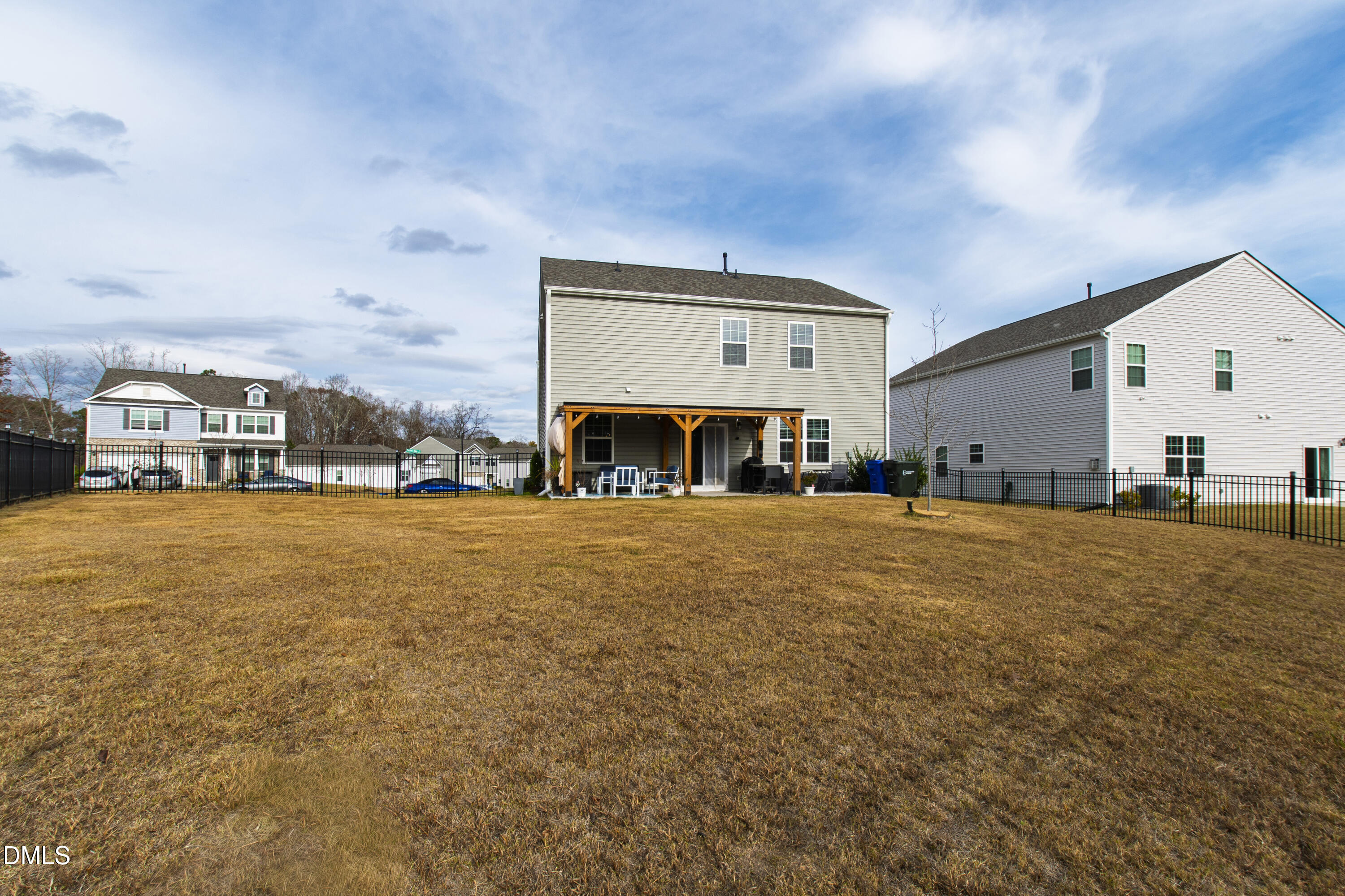 2128 Fletchers Ridge Drive Durham, NC 27703 - Photo 38 of 38 a view of a terrace with a big yard