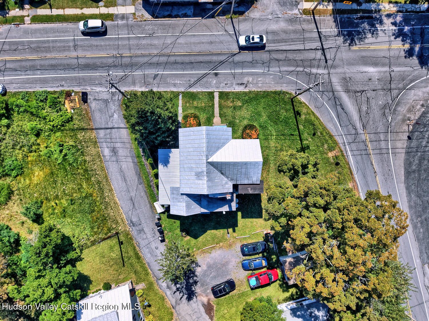606 Main Street Cairo, NY 12413 - Photo 17 of 70 a aerial view of a house with a yard