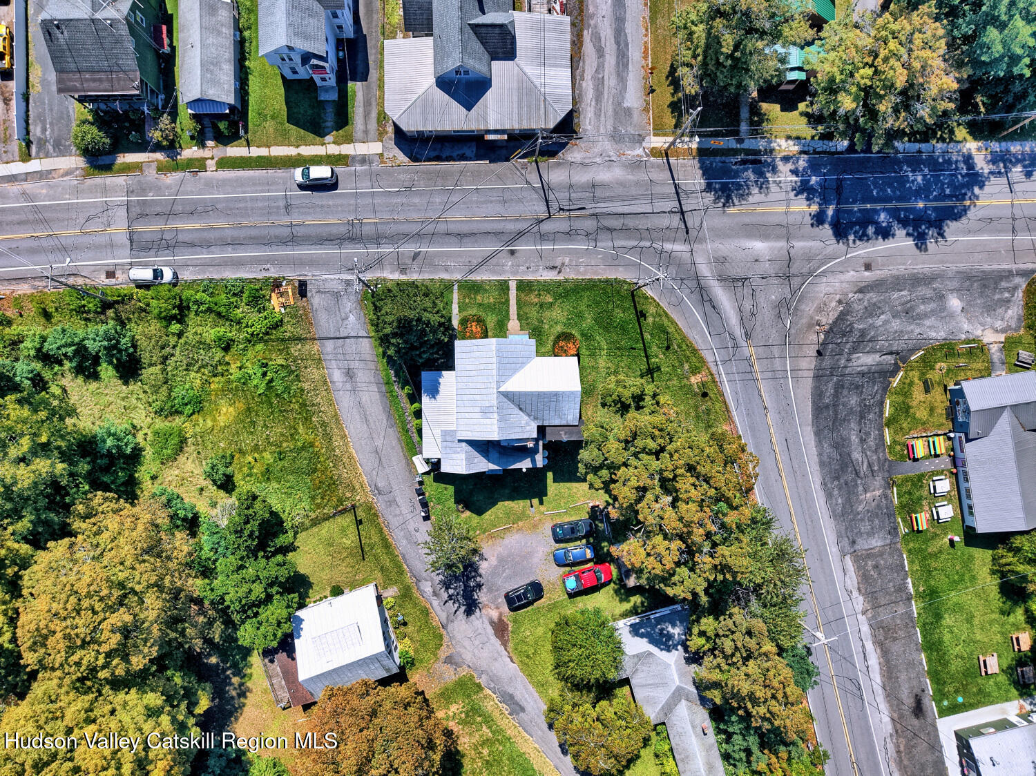 606 Main Street Cairo, NY 12413 - Photo 18 of 70 an aerial view of house with yard