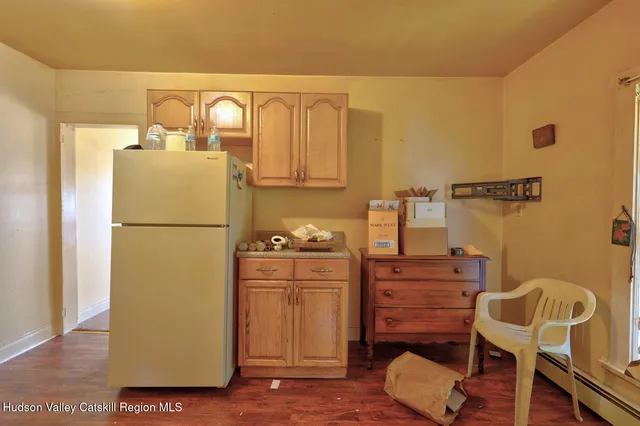 a view of a lush green field