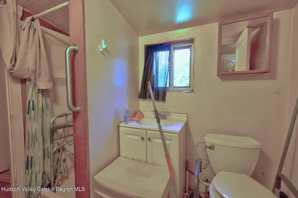 a view of a lush green field