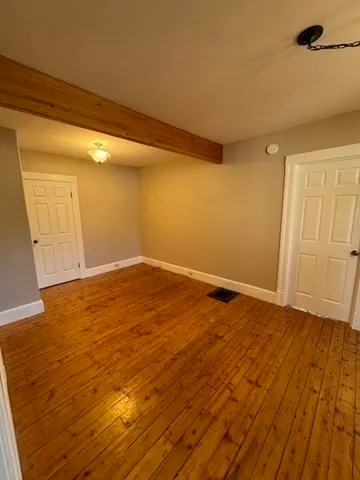 wooden floor in an empty room
