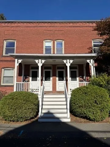 front view of a house with a porch