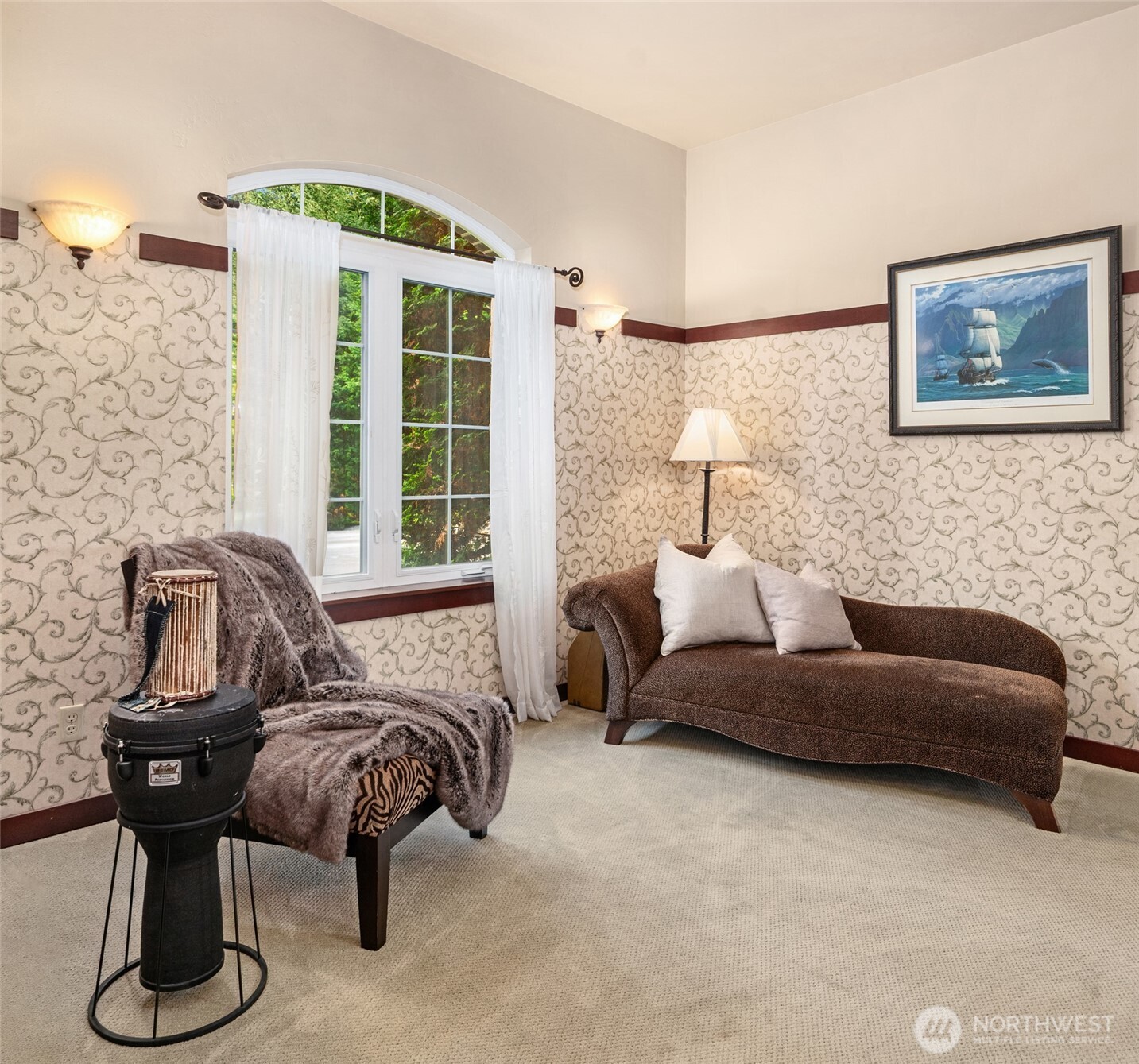 1000 Creso Road South Spanaway, WA 98387 - Photo 17 of 40 a bedroom with furniture and a window