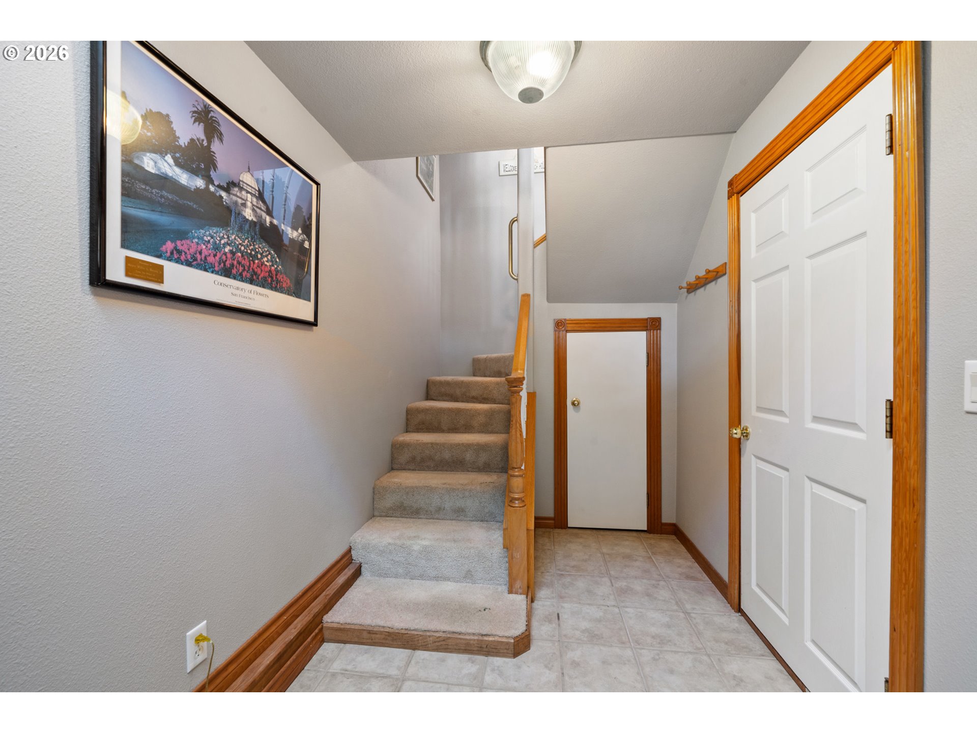 6095 Huckleberry Lane Oceanside, OR 97141 - Photo 35 of 48 a view of a hallway with stairs