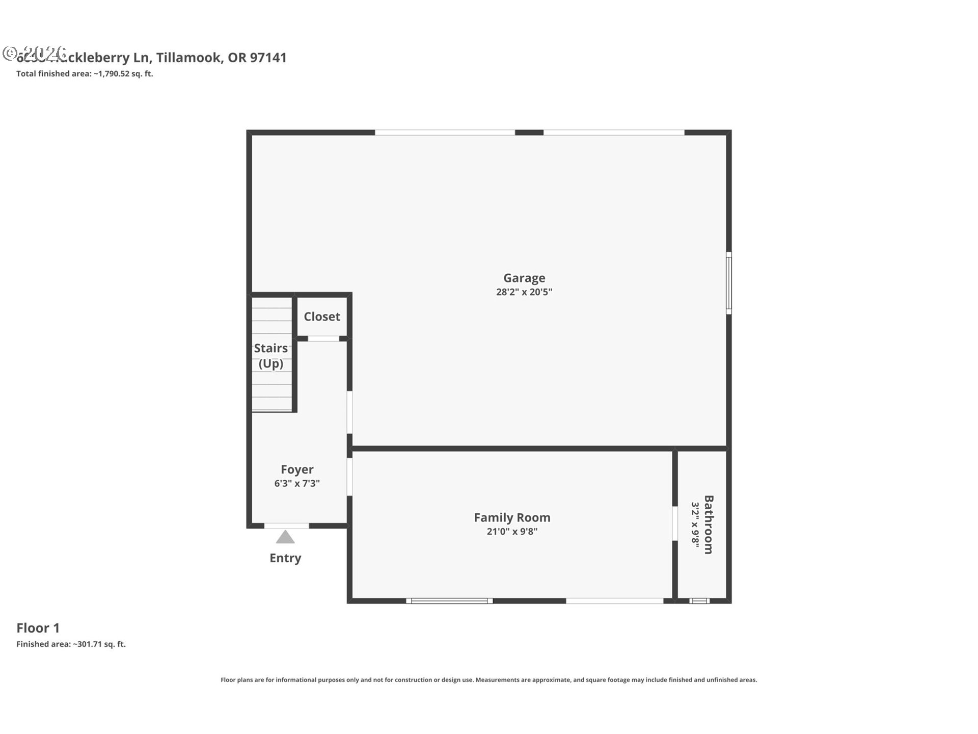 6095 Huckleberry Lane Oceanside, OR 97141 - Photo 37 of 48 a picture of floor plan
