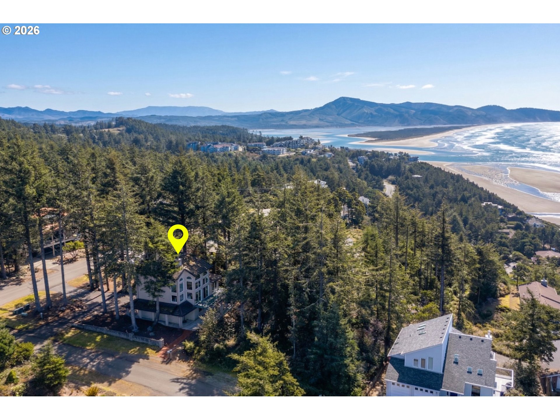 6095 Huckleberry Lane Oceanside, OR 97141 - Photo 41 of 48 a view of city and mountain