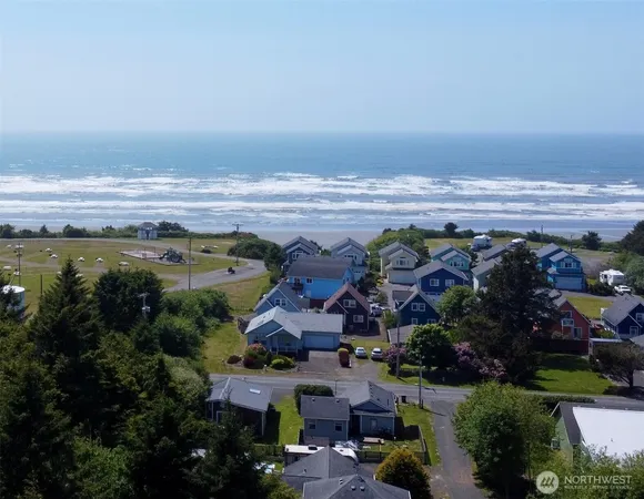 a view of beach and ocean