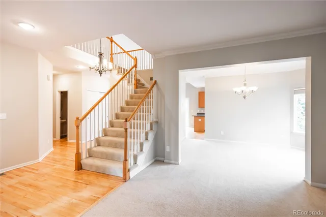 a view of entryway and hall