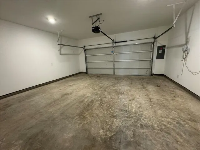 a view of a room with an empty space
