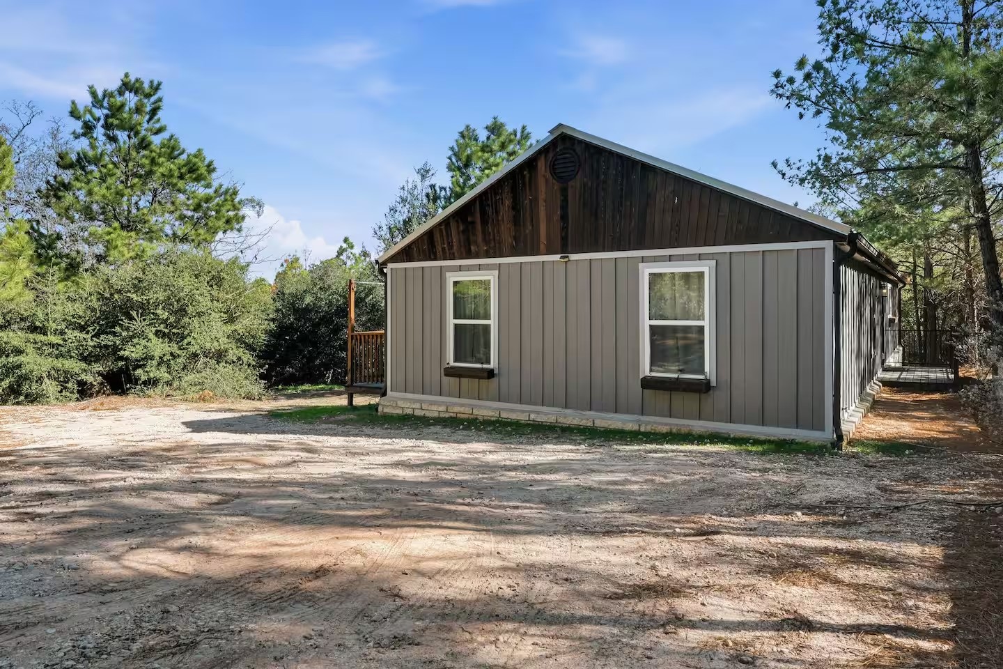201 Winfield Thicket Road Bastrop, TX 78602 - Photo 35 of 36 a view of a house with a yard