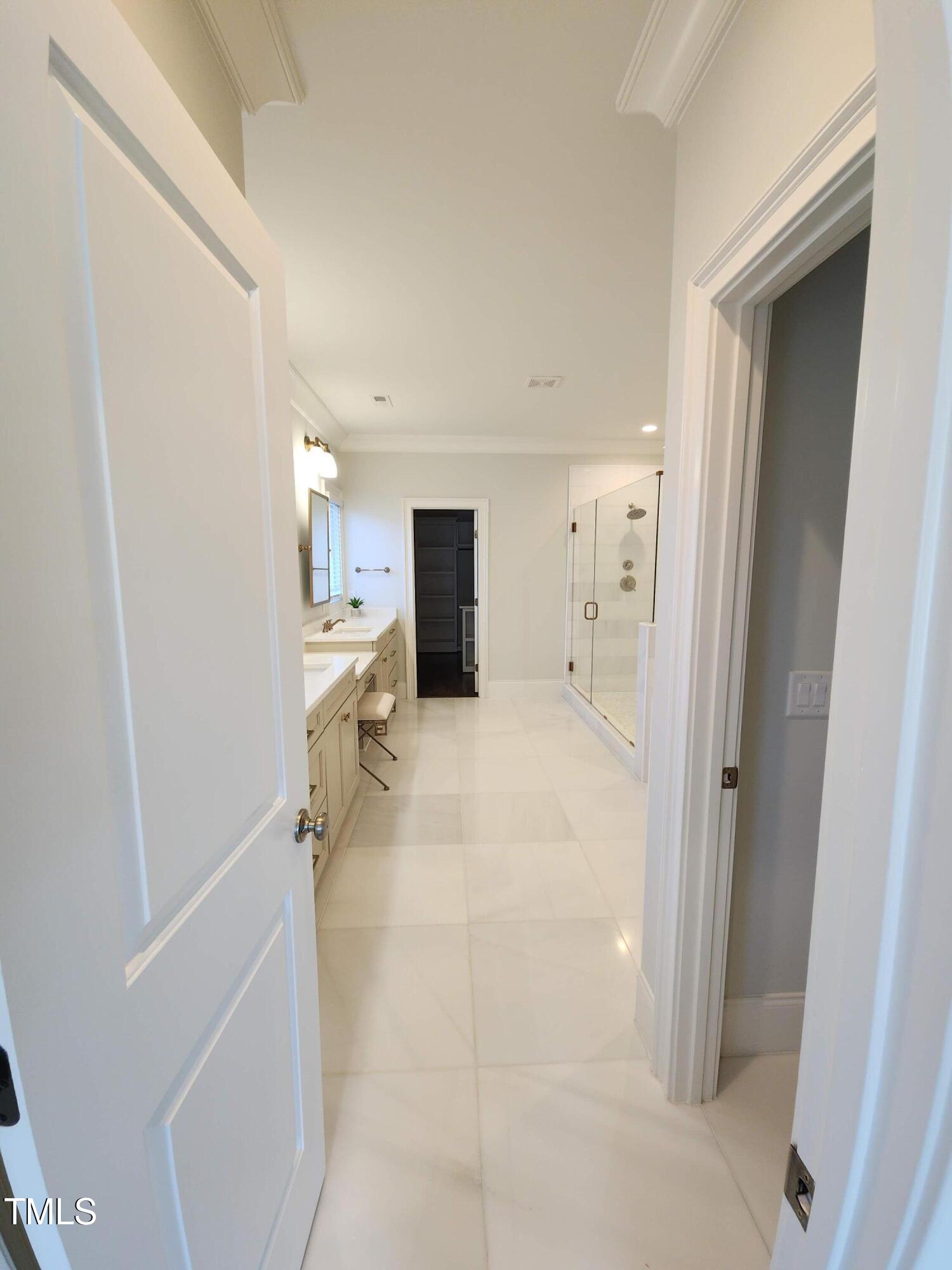 1317 Pecora Lane Raleigh, NC 27607 - Photo 41 of 48 Primary bath entry