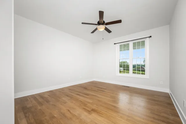 wooden floor in an empty room