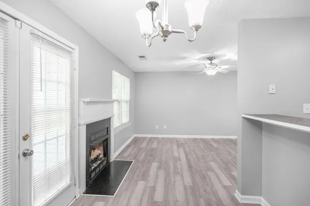 a view of livingroom with washer and dryer