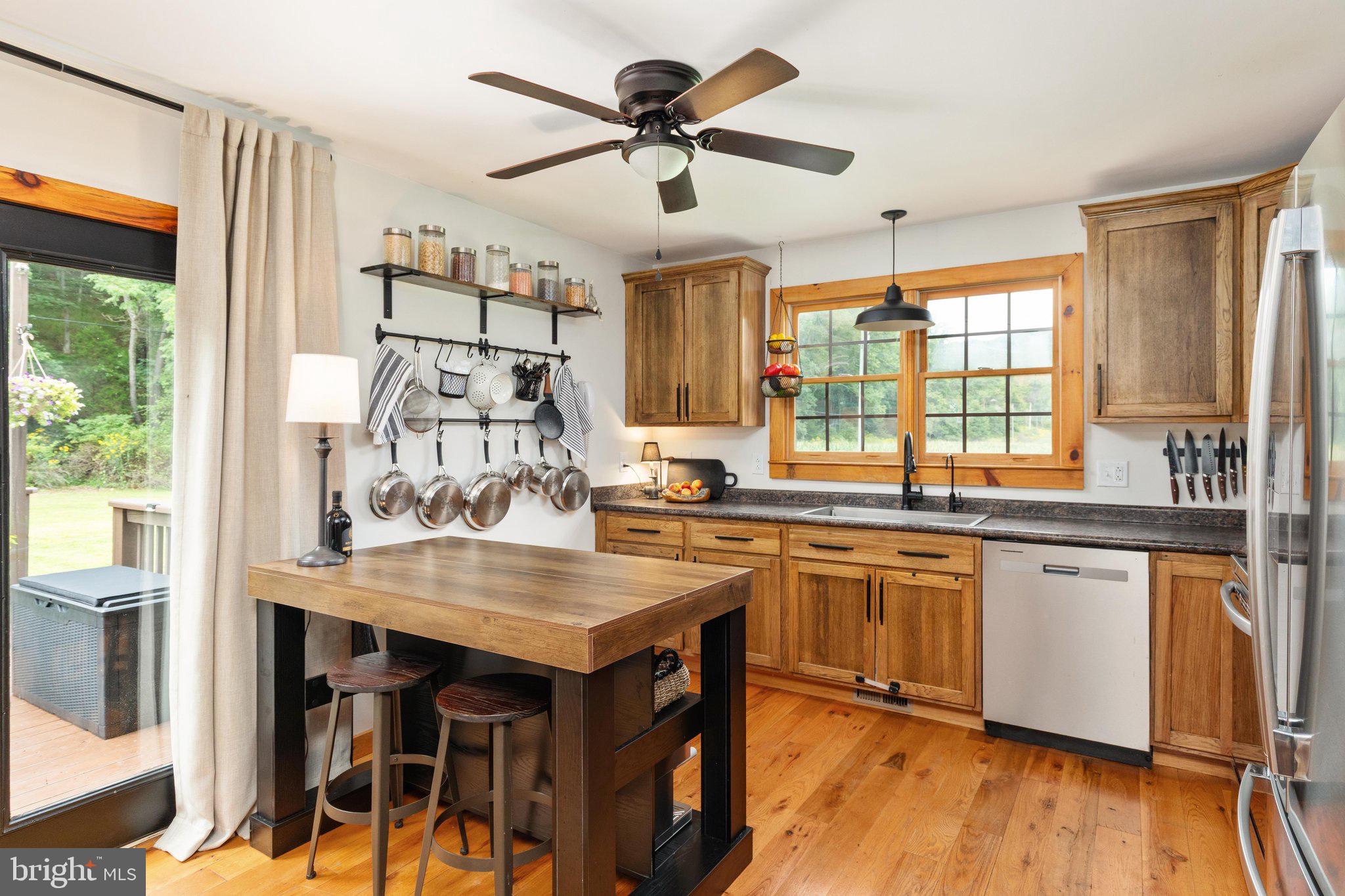 1396 Cullers Run Road Mathias, WV 26812 - Photo 12 of 79 Charming kitchen with rustic wood accents.