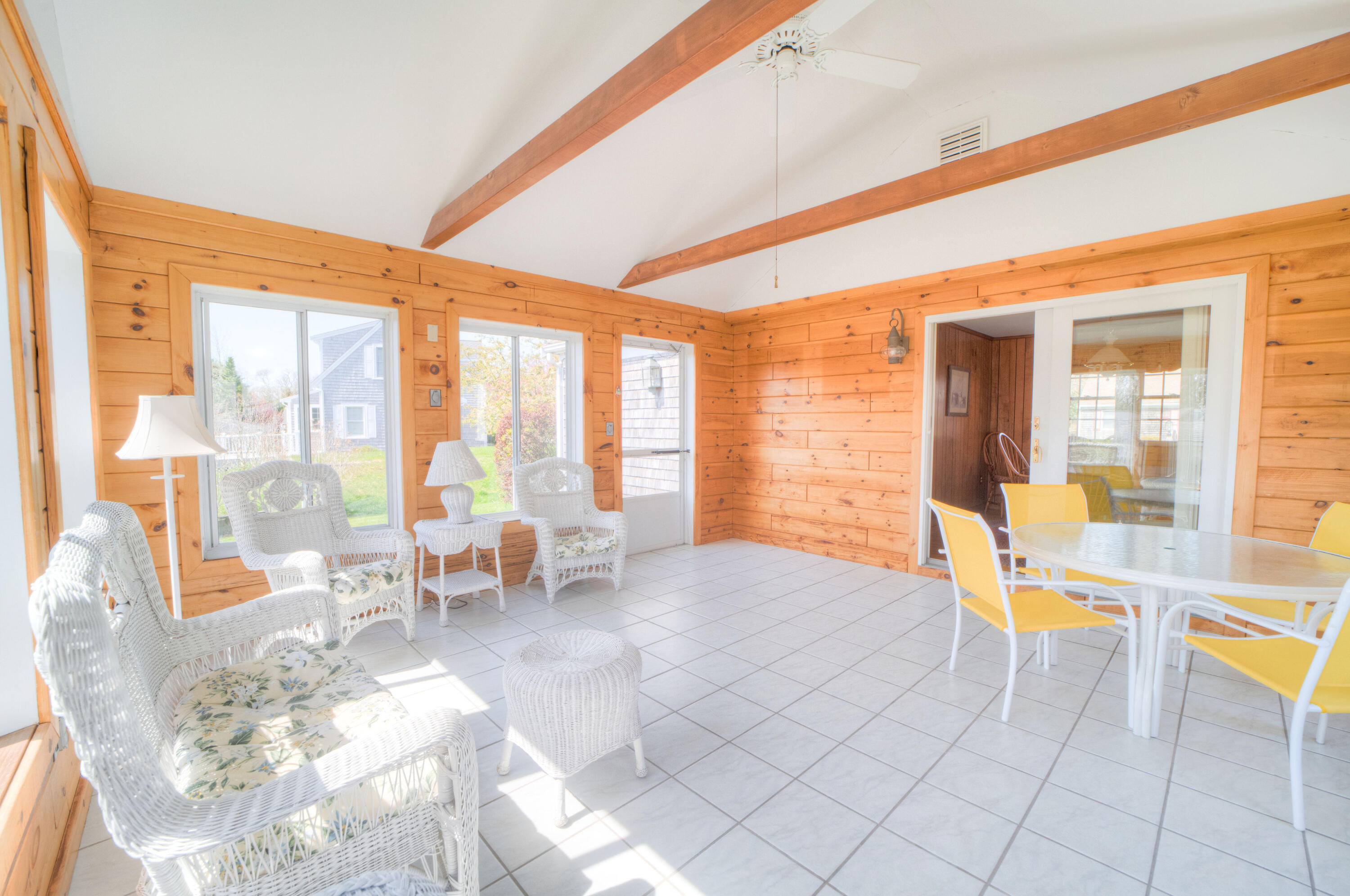 132 Indian Pond Road West Dennis, MA 02670 - Photo 20 of 21 a living room filled with furniture and floor to ceiling windows