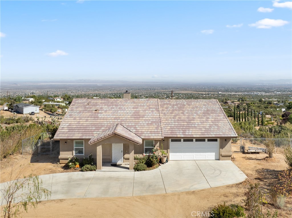 8799 Desert View Road Pinon Hills, CA 92372 - Photo 1 of 1 an aerial view of residential houses with outdoor space