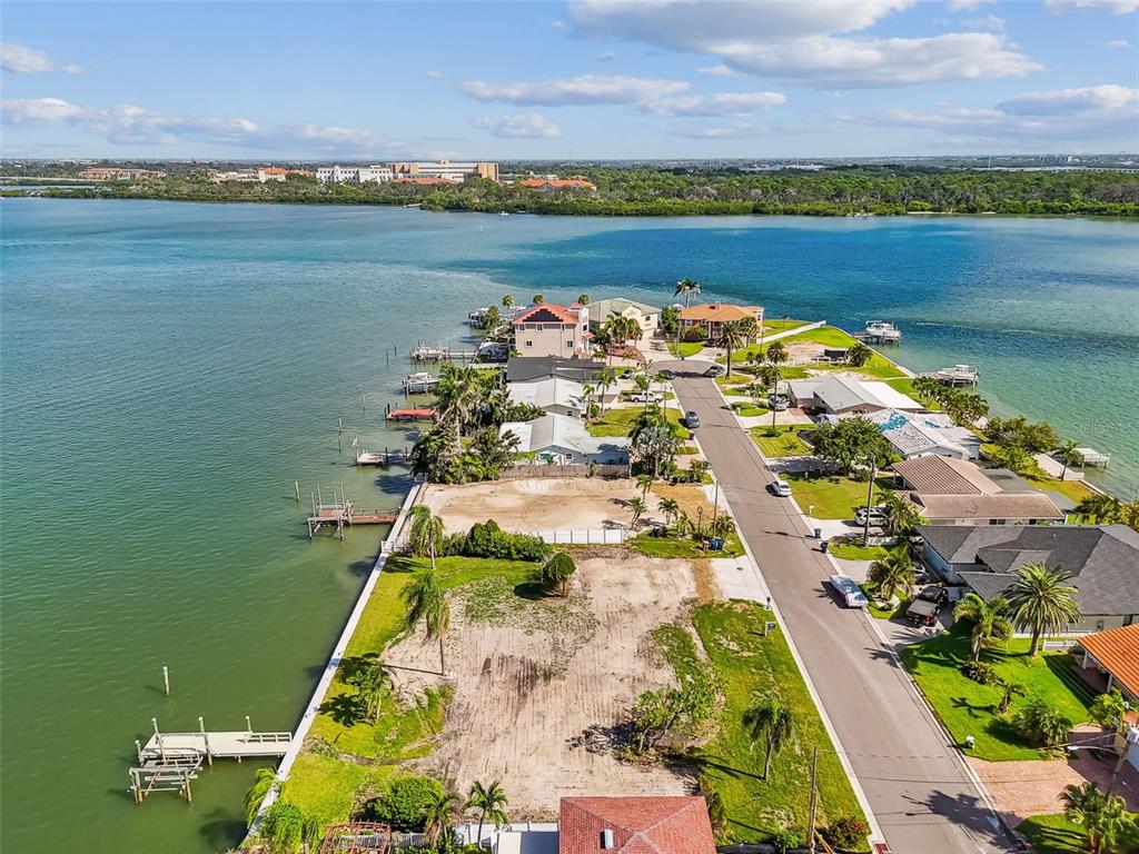 570 Johns Pass Avenue Madeira Beach, FL 33708 - Photo 20 of 39 an aerial view of ocean and residential houses with outdoor space