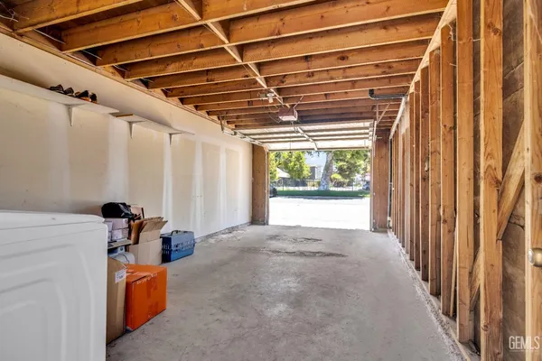 a view of storage and utility room