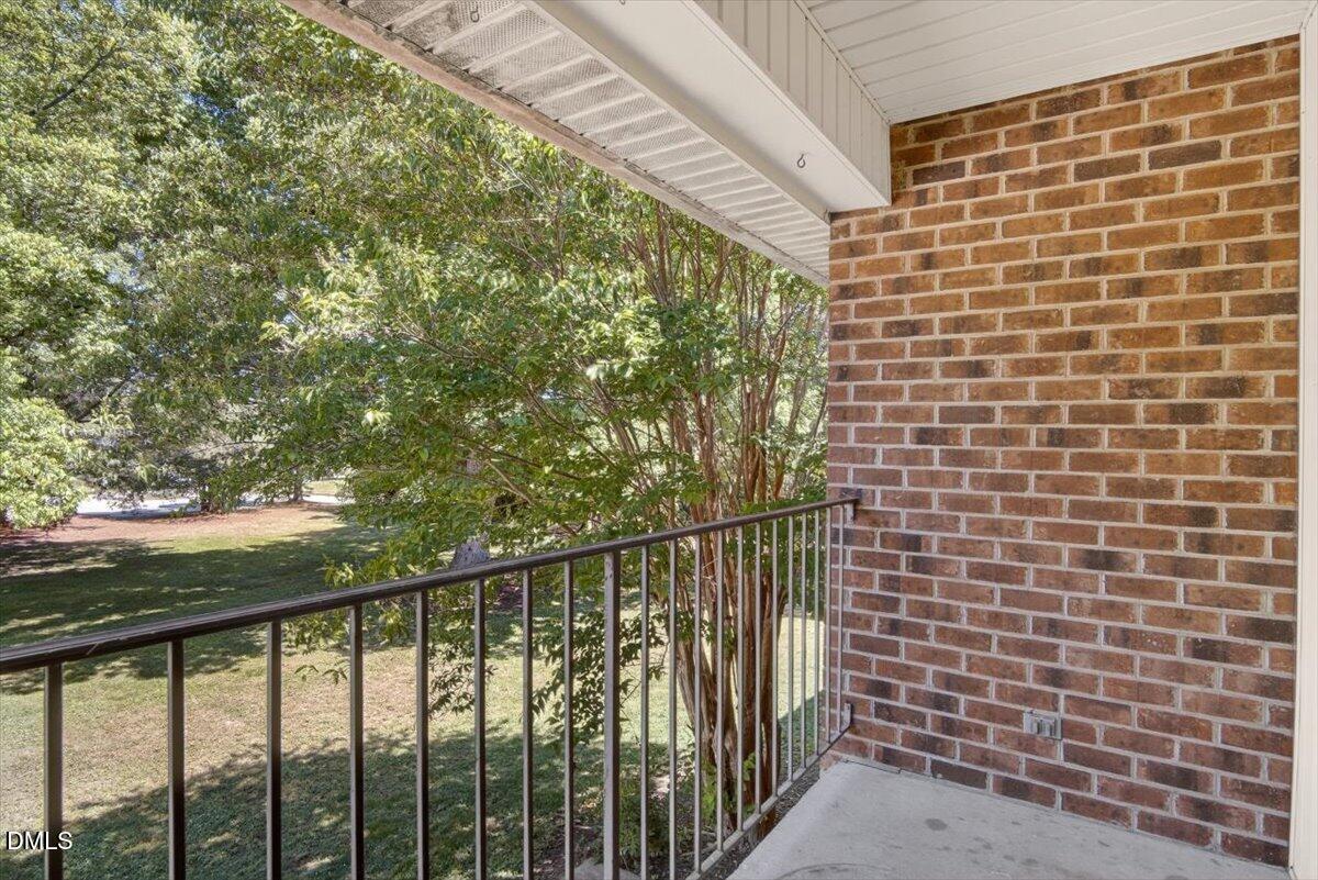 1630 Oxford Road, Unit F Henderson, NC 27536 - Photo 4 of 33 a view of a balcony with an outdoor space