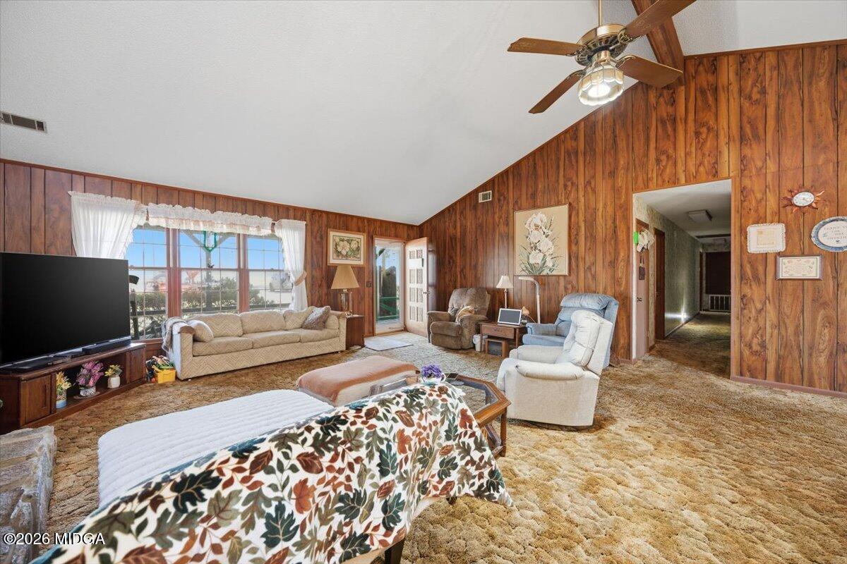 146 Mooring Road Hawkinsville, GA 31036 - Photo 20 of 64 a living room with furniture and a flat screen tv