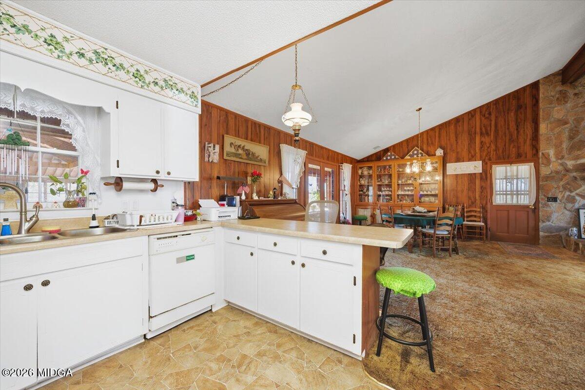 146 Mooring Road Hawkinsville, GA 31036 - Photo 24 of 64 a kitchen with sink cabinets dining table and chairs