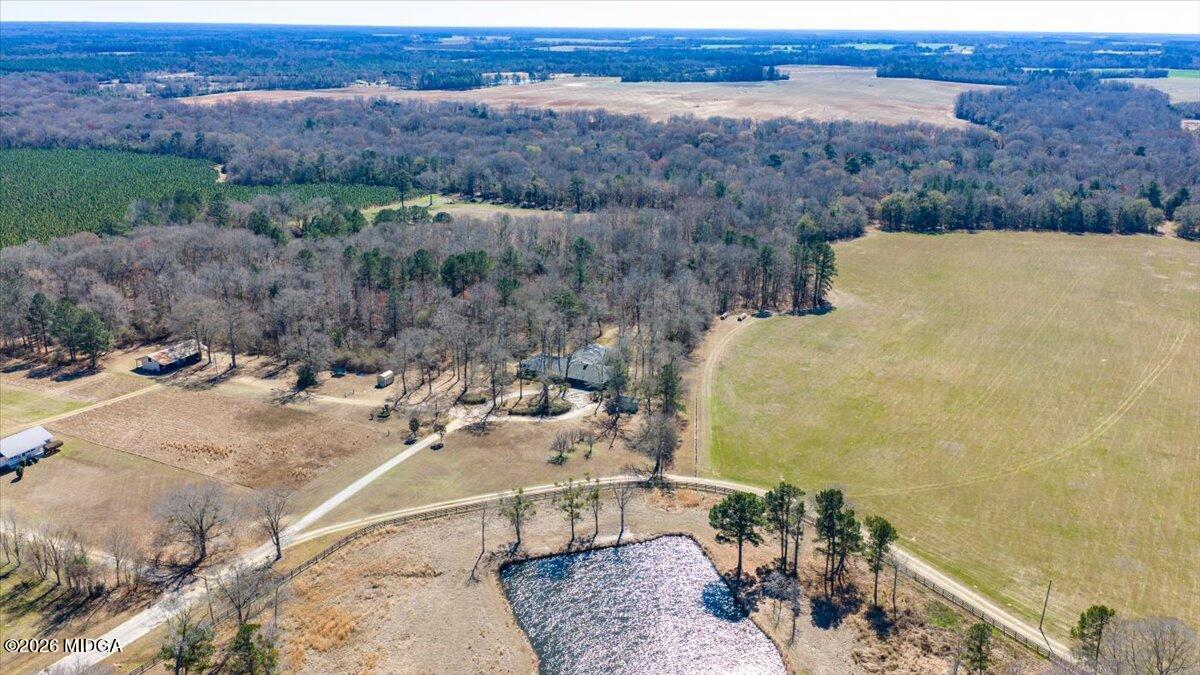146 Mooring Road Hawkinsville, GA 31036 - Photo 48 of 64 an aerial view of a house with a yard