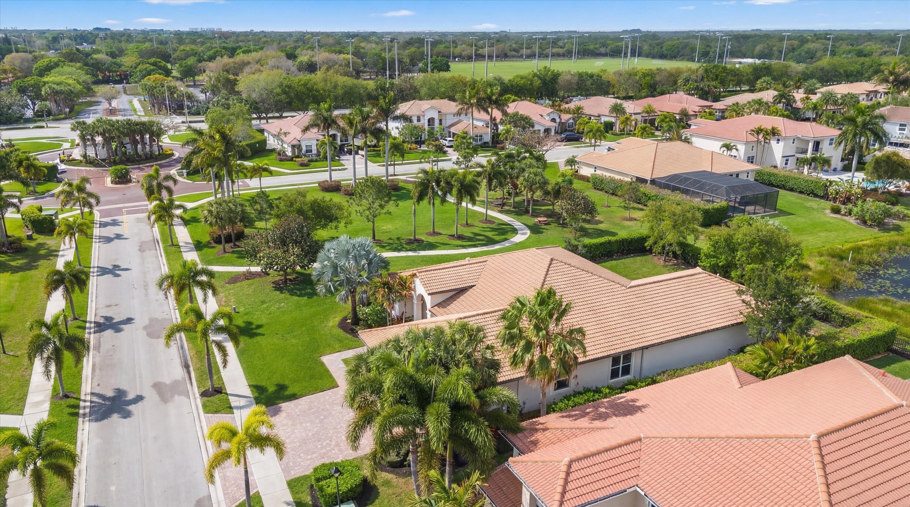 108 Casa Circle Jupiter, FL 33458 - Photo 38 of 53 an aerial view of residential houses with outdoor space and river