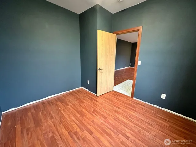 a view of wooden floor in a room