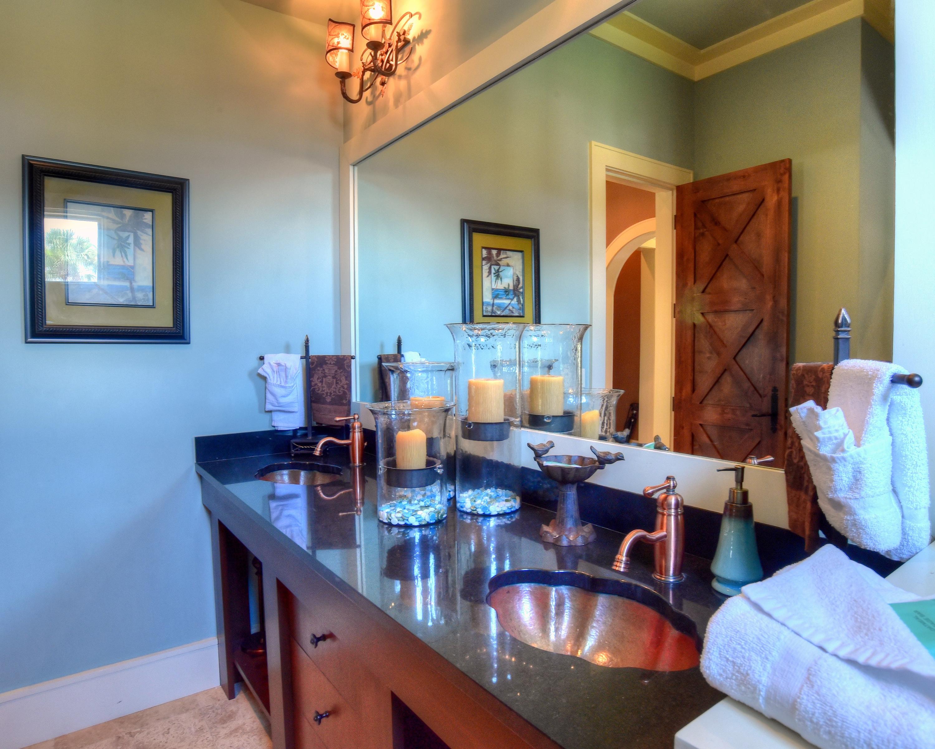 40 Rue Caribe Miramar Beach, FL 32550 - Photo 21 of 64 a dining room with furniture and a chandelier