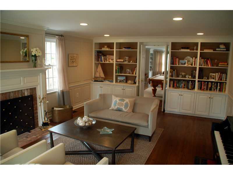 16 Willow Road Riverside, CT 06878 - Photo 6 of 24 a living room with furniture and a fireplace