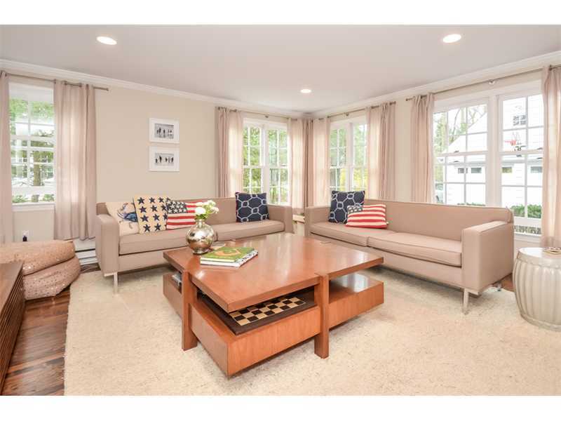 16 Willow Road Riverside, CT 06878 - Photo 7 of 24 a living room with furniture and a large window