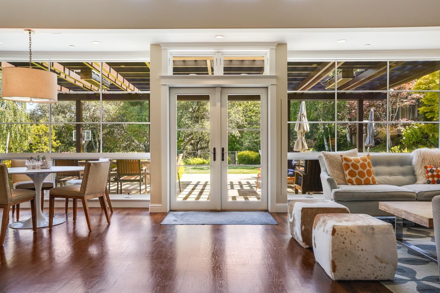 2533 Hayward Drive Burlingame, CA 94010 - Photo 15 of 47 a living room with furniture and wooden floor