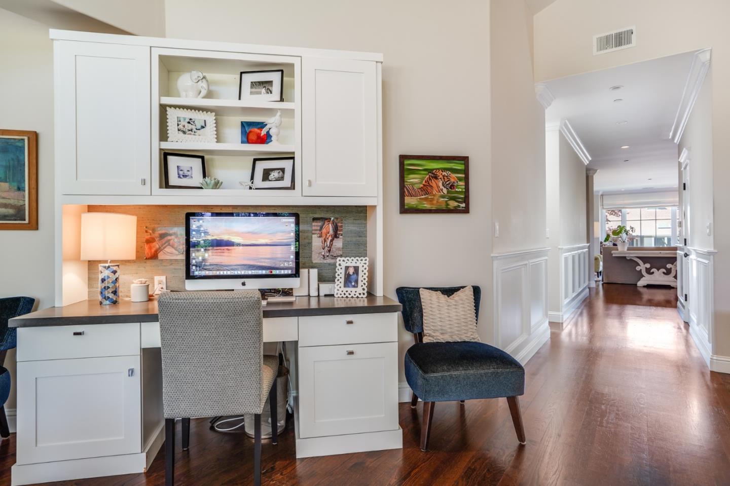 2533 Hayward Drive Burlingame, CA 94010 - Photo 18 of 47 a dining room with furniture and wooden floor