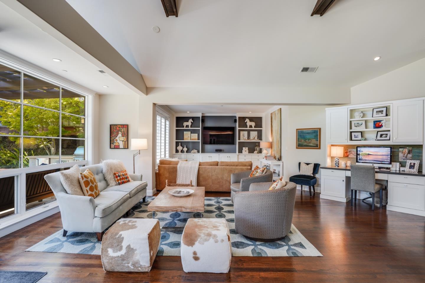 2533 Hayward Drive Burlingame, CA 94010 - Photo 19 of 47 a living room with furniture and a large window