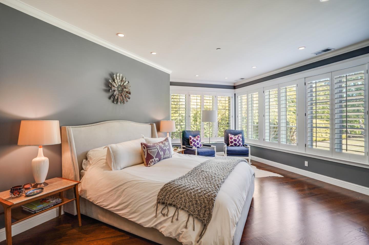 2533 Hayward Drive Burlingame, CA 94010 - Photo 22 of 47 a bedroom with a bed and a large window